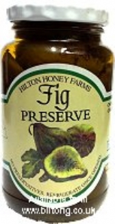 Whole Preserve Fig Jars Hilton Honey Farms 340g