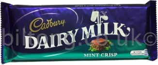 Cadbury Dairy Milk MINT CRISP