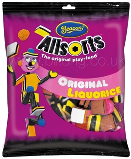 Liquorice Allsorts 150g from Beacon