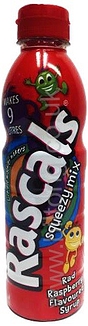 Rascals Squeezy Mix Rad Raspberry Flavoured Syrup 750ml