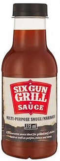 Six Gun Grill Sauce 375ml