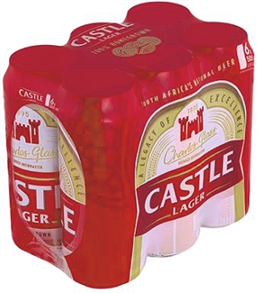 Castle Lager Cans 6 X 500ML