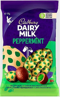 AU Cadbury Dairy Milk Peppermint Egg Bag 115g