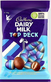 AU Cadbury Dairy Milk Top Deck Egg Bag 114g